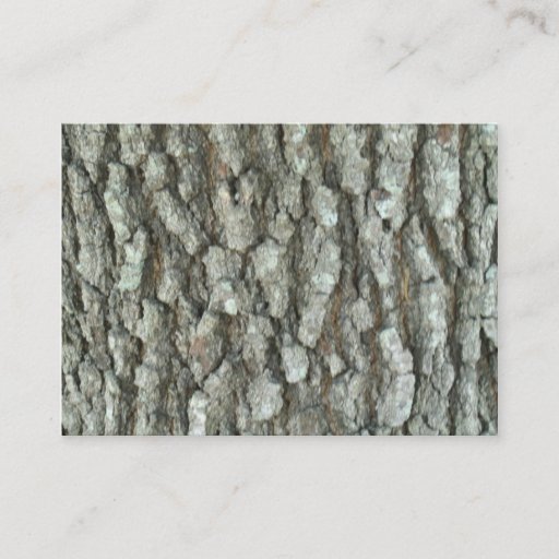 Customizable Oak Tree Bark Real Wood Camo Nature Camouflage Business Cards