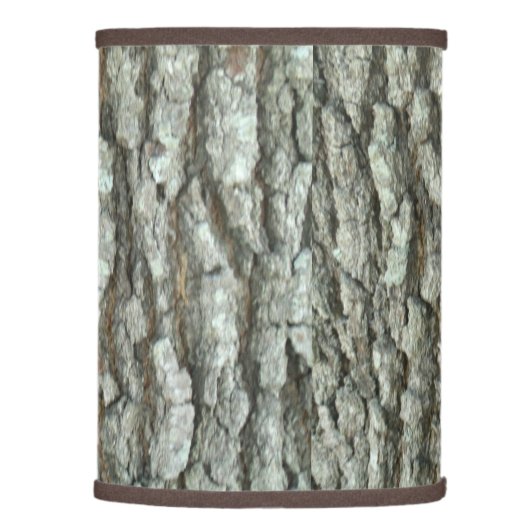 Oak Tree Bark Real Wood Camo Nature Camouflage Lamp Shade (Right)