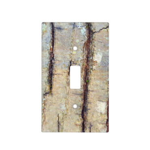 Oak Tree Bark Rustic Country Nature Photo Light Switch Cover