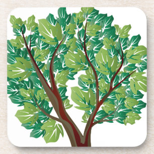 Oak Tree Beverage Coaster