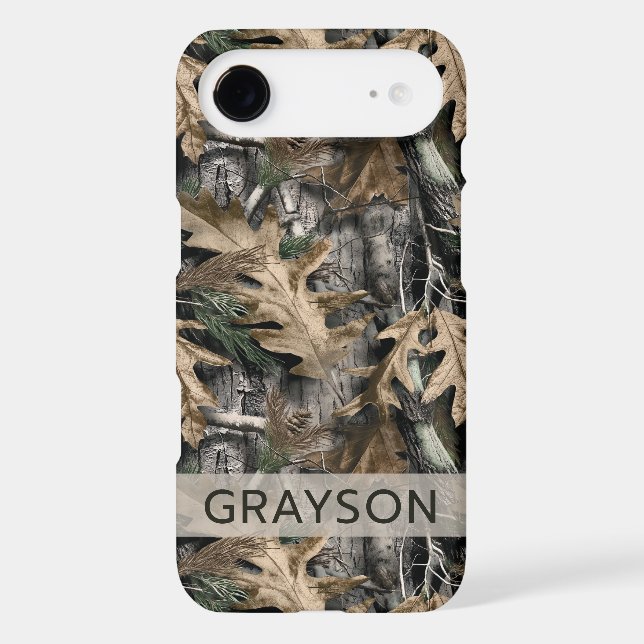 Oak Tree Camouflage Personalized Case-Mate iPhone Case (Back)