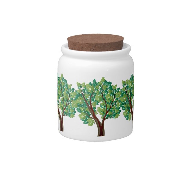 Oak Tree Candy Jar (Front)