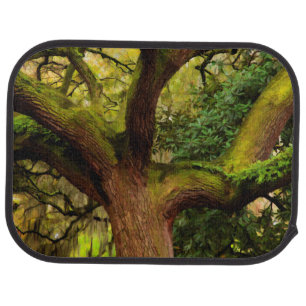 Oak tree car mat