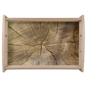 Oak Tree Cross Section Serving Tray