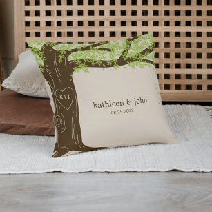 Oak Tree Custom Throw Pillow
