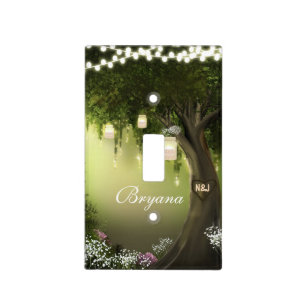 Oak Tree Enchanted Forest Garden Light Switch Cover