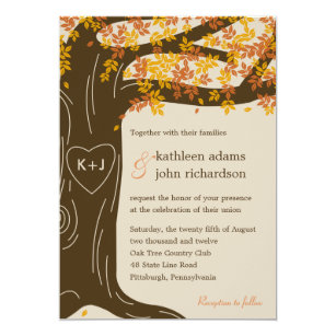 50% Off Oak Tree Wedding Invitations – Limited Time Only ...