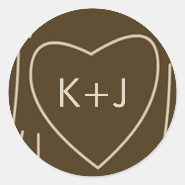 Oak Tree Favor Sticker (Front)