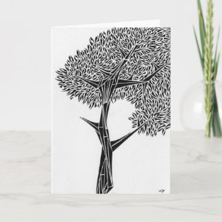 Oak Tree Greeting Card