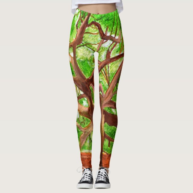 Oak Tree leggings  (Front)