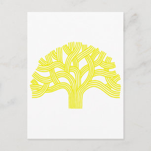 Oak tree Oakland yellow Postcard