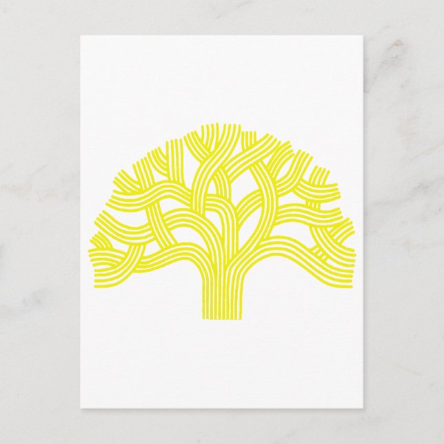 Oak tree Oakland yellow Postcard (Front)