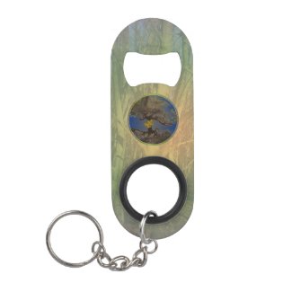 Oak Tree of Life Leaf Design Keychain Bottle Opener