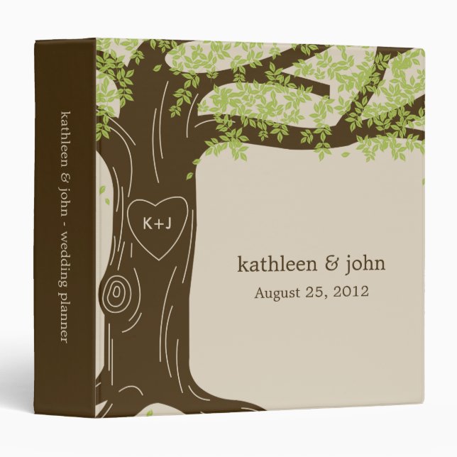 Oak Tree Personalized Binder (Front/Spine)
