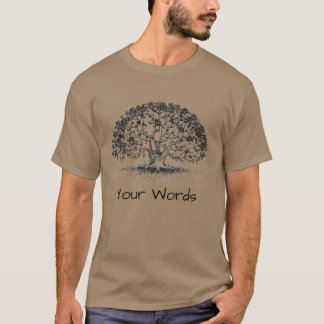 Oak Tree, Sanskrit, and Dorje T-Shirt