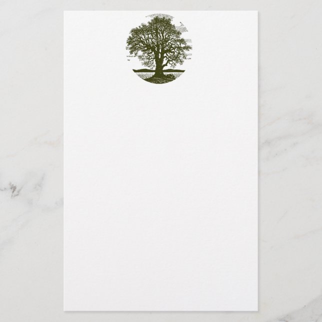 Oak Tree Stationary Stationery (Front)