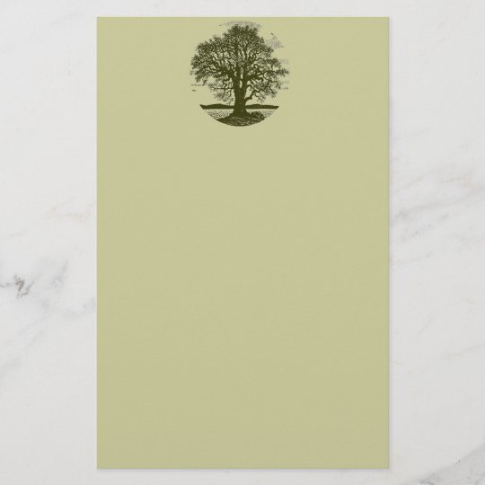 Oak Tree Stationary Stationery