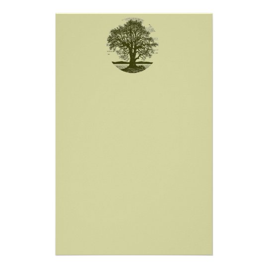 Oak Tree Stationary Stationery