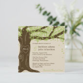 Oak Tree Wedding Shower Invitation (Standing Front)