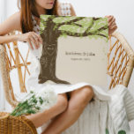 Oak Tree Wrapped Canvas Art - Green<br><div class="desc">Featuring a beautiful oak tree as a symbol of your everlasting love,  this canvas art can be personalized with your names and initials to create a unique addition to your wall. Also available in green. Exclusive design by © berryberrysweet.com</div>