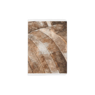 Oak Wine Barrel Passport Holder