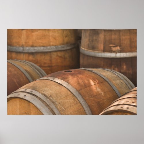 Oak Wine Barrel Poster