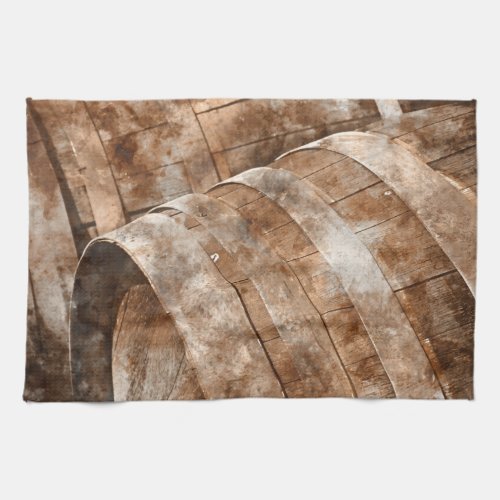 Oak Wine Barrel Towel