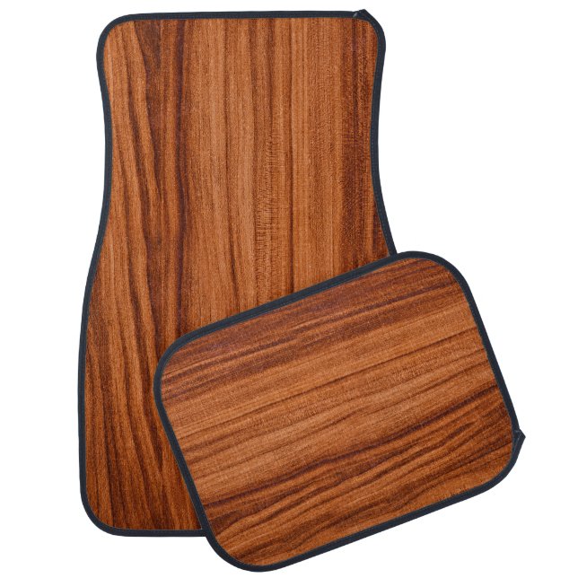 Oak Wood Car Floor Mat (Set)