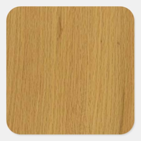 Oak Wood Finish Buy Blank Blanc Blanche   Add Text Square Sticker