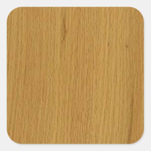 OAK WOOD finish buy BLANK blanc blanche  add TEXT Square Sticker