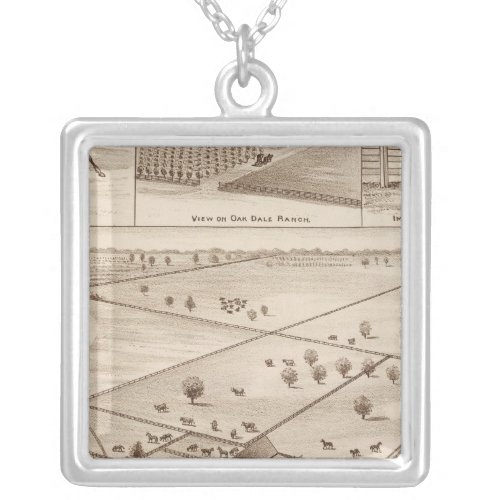 Oakdale Ranch Silver Plated Necklace