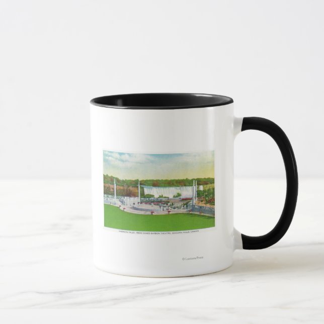 Oakes Garden Theatre View of American Falls Mug (Right)