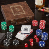Oakhill Case & Poker Chip Set w/ Card Games (Front)