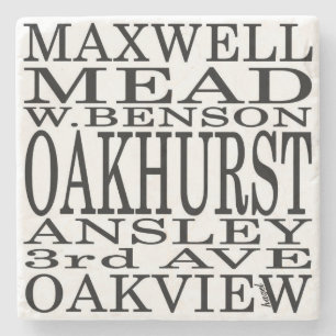 Oakhurst, Oakhurst Coaster, Oakhurst Decatur Stone Coaster