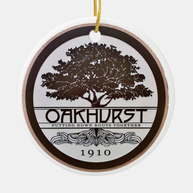 Oakhurst, Oakhurst Decatur, Oakhurst Ceramic Ornament (Front)