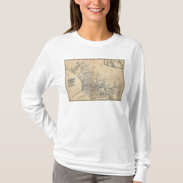 Oakland, Berkeley, Alameda T-Shirt (Front)