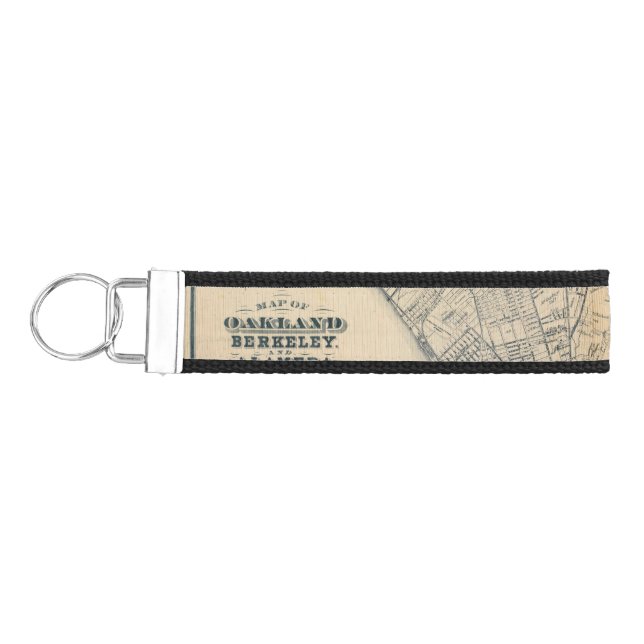 Oakland, Berkeley, Alameda Wrist Keychain (Keys on Left)