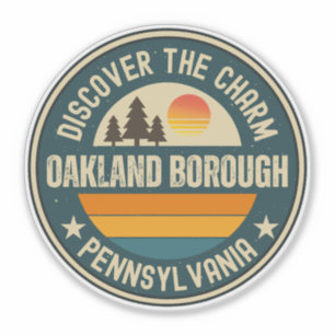 Oakland borough, Pennsylvania Sticker