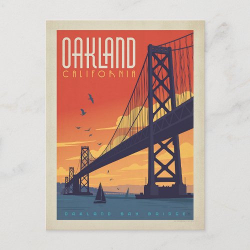 Oakland CA Postcard