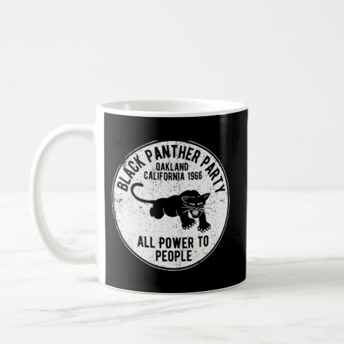 Oakland California 1966 Black Panther Party _ Dist Coffee Mug