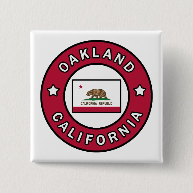 Oakland California Button (Front)