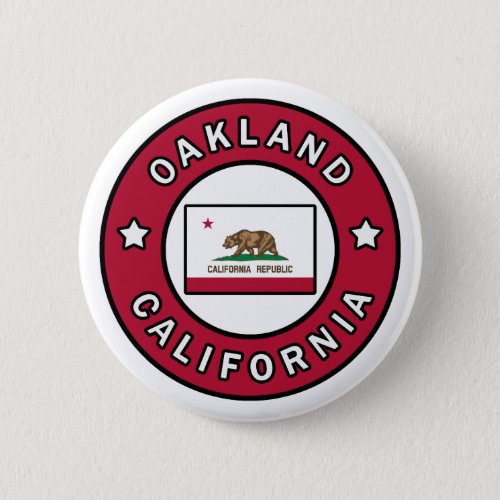 Oakland California Button