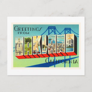 Oakland California CA Old Vintage Travel Souvenir Postcard