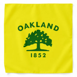 Oakland (California) City flag Bandana