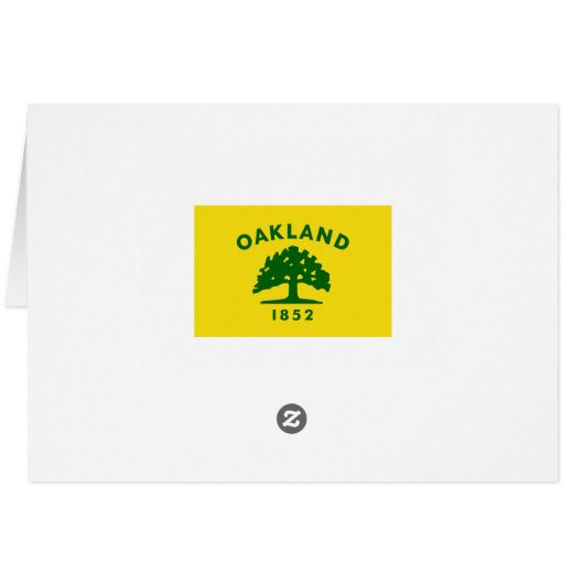 Oakland, California Flag (Back Horizontal)