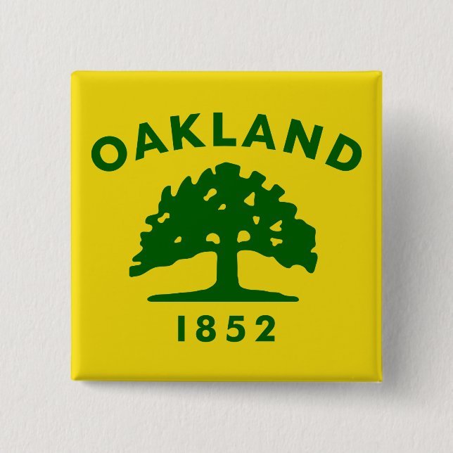 Oakland, California Flag Button (Front)