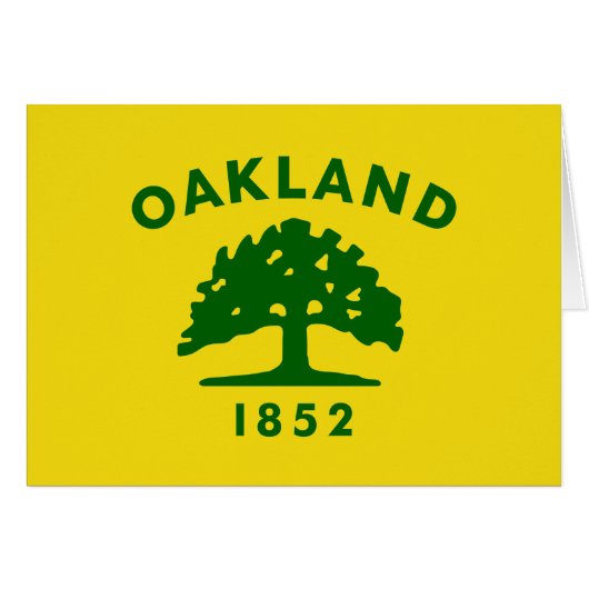 Oakland, California Flag Cards (Front Horizontal)
