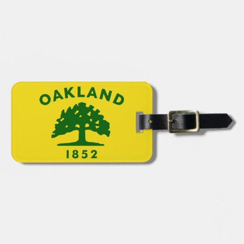 Oakland California Flag Luggage Tag