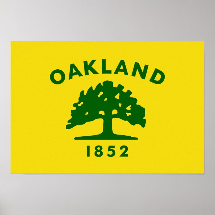 Oakland, California Flag Print