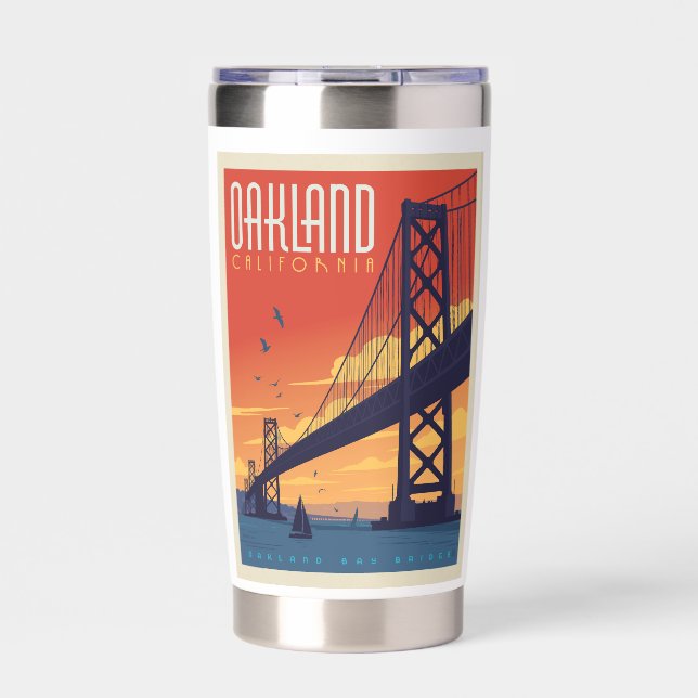 Oakland, California Insulated Tumbler (Front)